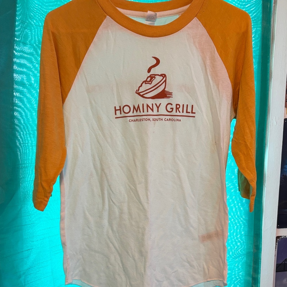 Hominy Grill Charleston, SC 3/4 sleeve shirt